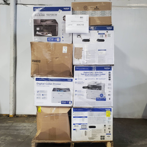 21 units of Printers & Scanners - MSRP $7,784 - Returns (Lot # 894318)