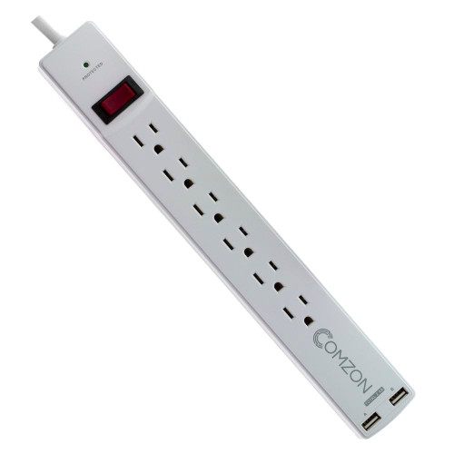 40 units of Comzon Surge Protector Power Strip with USB Ports - Various Models - MSRP $11,357 - Like New (Lot # 898555)