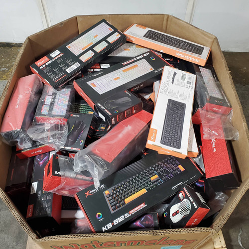 118 units of Keyboards, Mouses & More - MSRP $4,211 - Like New (Lot # 9009116)
