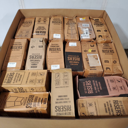 73 units of Bed Furniture Risers - MSRP $1,460 - Returns (Lot # 921137)