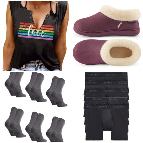 1186 units of Clothing & Accessories - MSRP $17,621 - Returns (Lot # 911603)