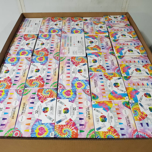 163 units of Art+soul Tie Dye Kits (18 Colors & 32 Colors) - MSRP $3,986 - Like New (Lot # 943417)