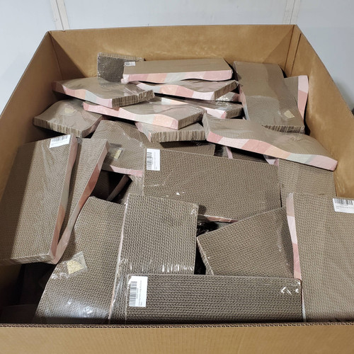 144 units of Wave Cardboard Cat Scratchers - MSRP $1,727 - Like New (Lot # 943428)