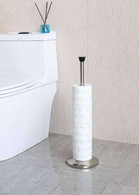 424 units of ZCCZ Brushed Nickel Toilet Paper Holders - MSRP $5,491 - Brand New (Lot # 958905)