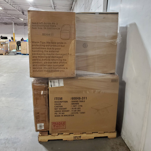 11 units of Home Furniture - MSRP $4,676 - Returns (Lot # 954413)