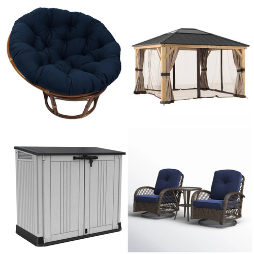 15 units of Patio Furniture - MSRP $3,768 - Returns (Lot # 945104)