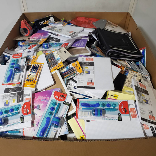 1605 units of Office & School Supplies - MSRP $9,721 - Returns (Lot # 961402)