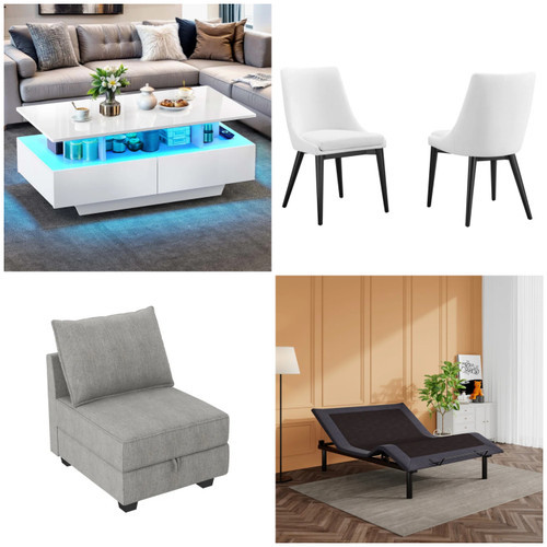 15 units of Home Furniture - MSRP $5,476 - Returns (Lot # 103-954414)