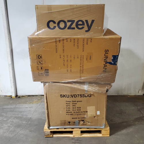 9 units of Home Furniture - MSRP $4,095 - Returns (Lot # 964908)