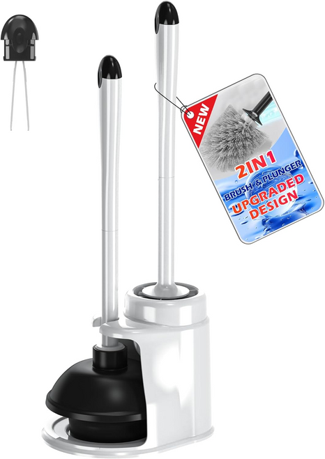 201 units of Newe Toilet Brush and Plunger Sets - MSRP $3,103 - Like New (Lot # 922424)