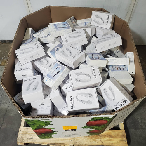 204 units of Portable Neck Fans - MSRP $5,572 - Like New (Lot # 924323)