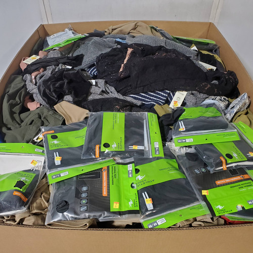 580 units of Clothing & Accessories - MSRP $9,604 - Returns (Lot # 972004)