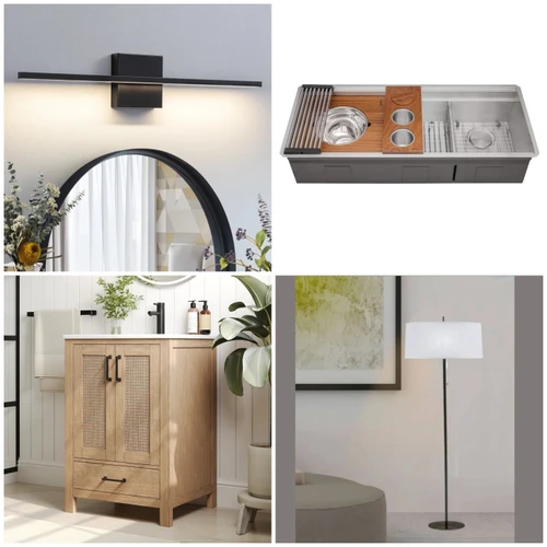 14 units of Home Fixtures - MSRP $7,976 - Returns (Lot # 973908)