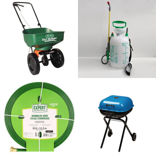 156 units of Garden & Accessories - MSRP $3,121 - Returns (Lot # 977819)