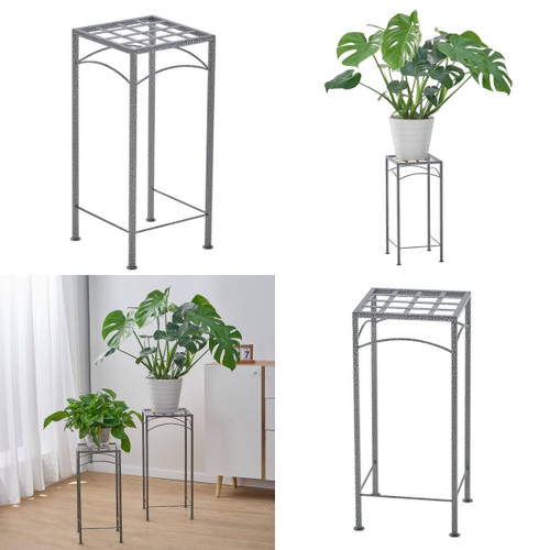 91 units of Hometrends Metal Plant Stands - MSRP $1,933 - Like New (Lot # 985304)