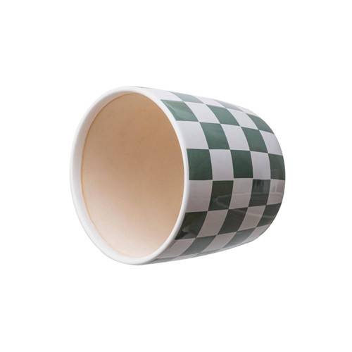 156 units of Mainstays 6" Green Check Planters - MSRP $1,245 - Brand New (Lot # 995902)