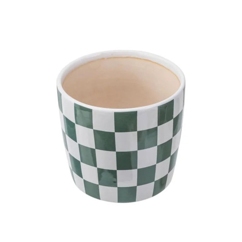 300 Units of Mainstays 6" Green Check Planters - MSRP $2,394 - Brand New (Lot # BN995901)
