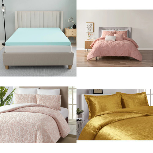 48 units of Bedding - MSRP $2,259 - Returns (Lot # 986520)