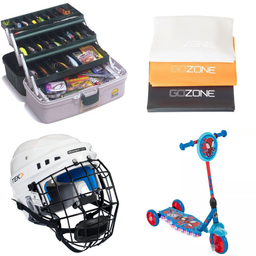 183 units of Sporting Goods - MSRP $7,674 - Returns (Lot # 987015)