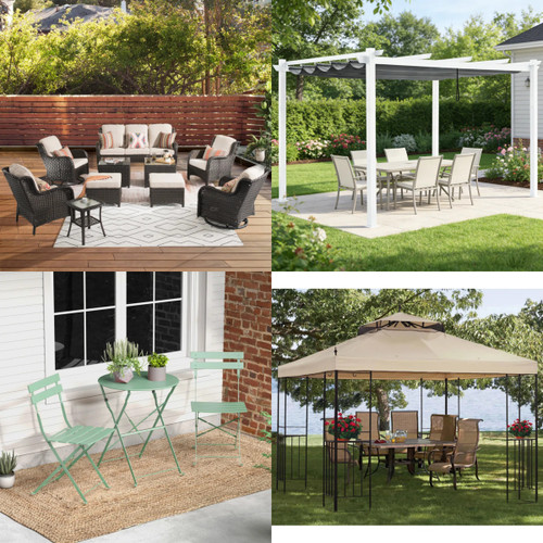 12 units of Patio Furniture - MSRP $5,296 - Returns (Lot # 984905)