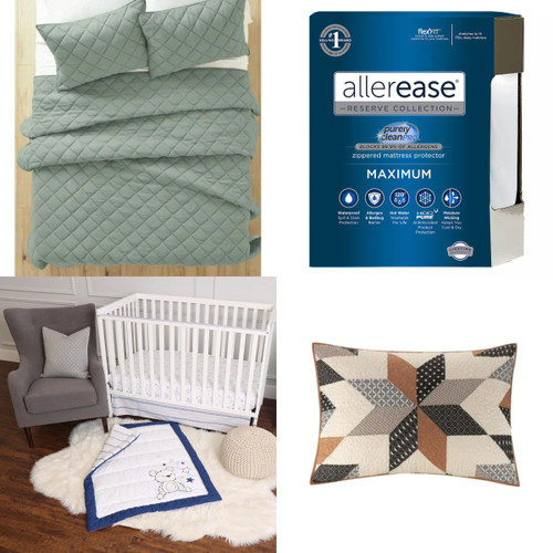87 units of Bedding - MSRP $2,521 - Returns (Lot # 997420)