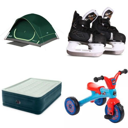 199 units of Sporting Goods - MSRP $4,360 - Returns (Lot # 998601)