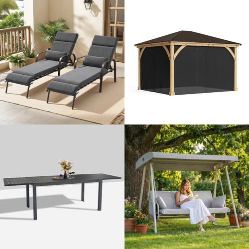 19 units of Patio Furniture - MSRP $7,579 - Returns (Lot # 982712)