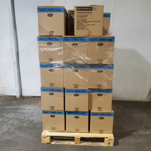 252 units of Zipper Binders - MSRP $4,528 - Brand New (Lot # 1012201)