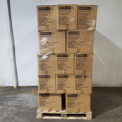 240 units of Mead Pro Platinum 1.5" Zipper Binders - MSRP $4,313 - Brand New (Lot # 1012208)