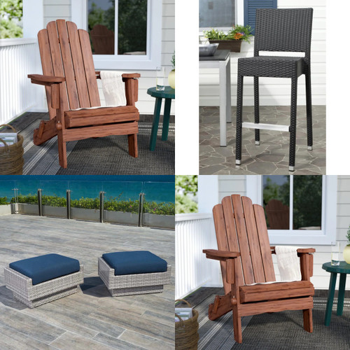 7 units of Patio Furniture - MSRP $2,677 - Like New (Lot # 997101)