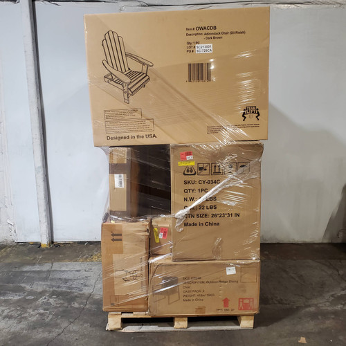 10 units of Patio Furniture - MSRP $4,951 - Like New (Lot # 981212)