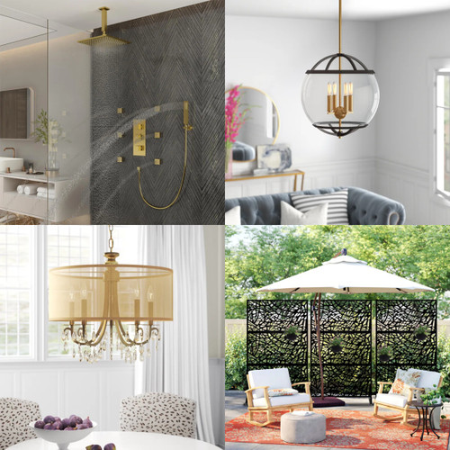 12 units of Home Fixtures - MSRP $7,205 - Like New (Lot # 998710)