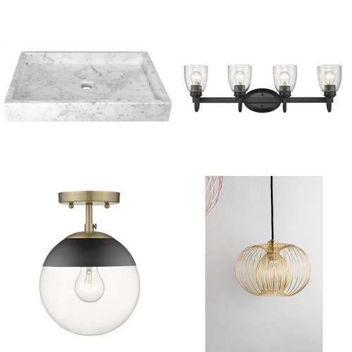 30 units of Home Fixtures - MSRP $7,129 - Like New (Lot # 998905)