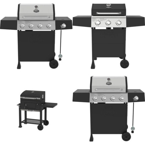 5 units of Expert Grill Propane Gas & Charcoal Grills - MSRP $1,090 - Returns (Lot # 1014603)