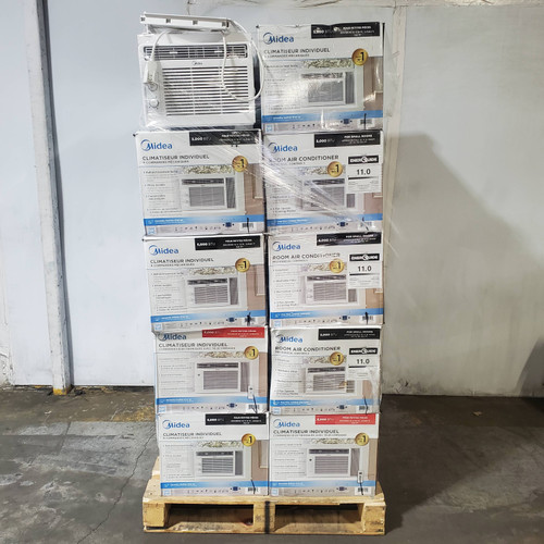 20 units of Midea Air Conditioners - MSRP $5,037 - Returns (Lot # 1015402)