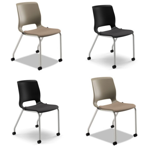 5 units of Motivate Stacking Chairs - MSRP $2,000 - Brand New (Lot # 1011403)