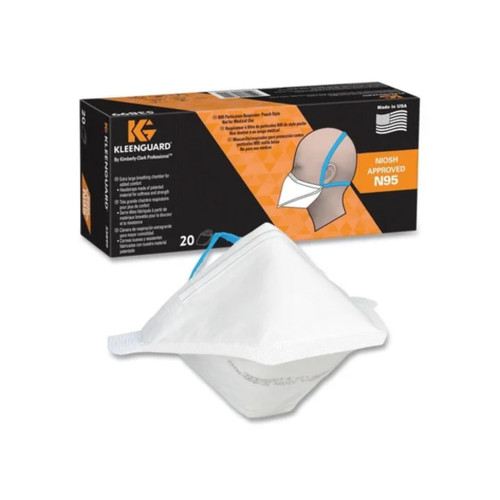 840 Units of KleenGuard NIOSH Approved N95 Particulate Respirators - Packs of 20 - MSRP $16,792 - Brand New (Lot # BN1011404)