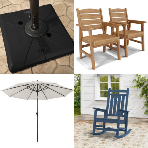 8 units of Patio Furniture - MSRP $1,595 - Returns (Lot # 1015008)