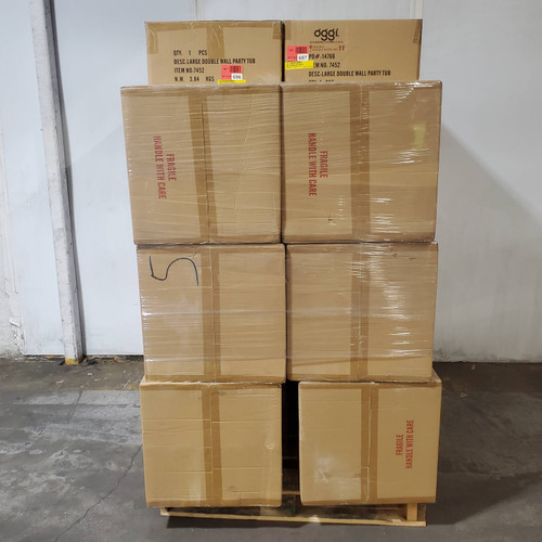 26 units of Oggi Barware Stainless Steel Double Wall Beverage Tubs - MSRP $5,330 - Like New (Lot # 1014003)