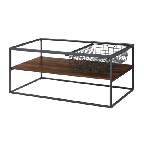 15 units of Glass Top Coffee Tables - Dark Walnut - MSRP $3,570 - Like New (Lot # 1016501)
