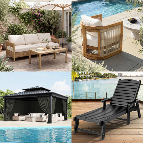 15 units of Patio Furniture - MSRP $3,905 - Returns (Lot # 1016704)