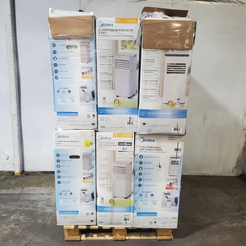 18 units of Midea Air Conditioners - MSRP $6,304 - Returns (Lot # 1020311)