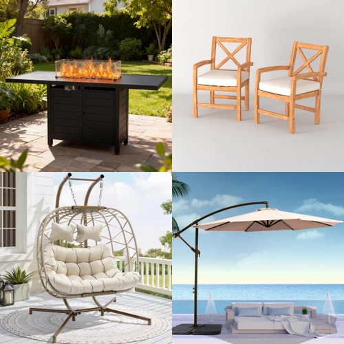 15 units of Patio Furniture - MSRP $4,455 - Returns (Lot # 1023706)