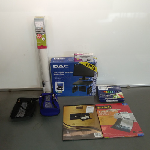 124 Units of Office Supplies - MSRP 3623$ - Returns (Lot # 544205)