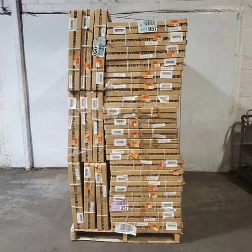 28 units of Missiah Wood Flat Mirrors - Finish Dark Brown - MSRP $5,460 - Like New (Lot # 1027909)
