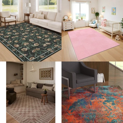 17 units of Rugs - MSRP $5,210 - Returns (Lot # 103-1032802)
