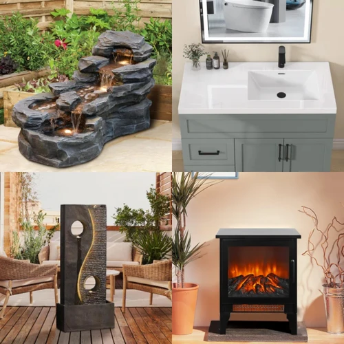 16 units of Home Fixtures - MSRP $5,857 - Returns (Lot # 1034214)