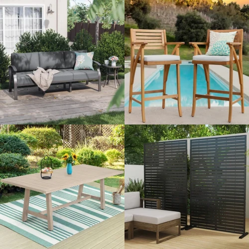 12 units of Patio Furniture - MSRP $4,829 - Returns (Lot # 103-1033512)