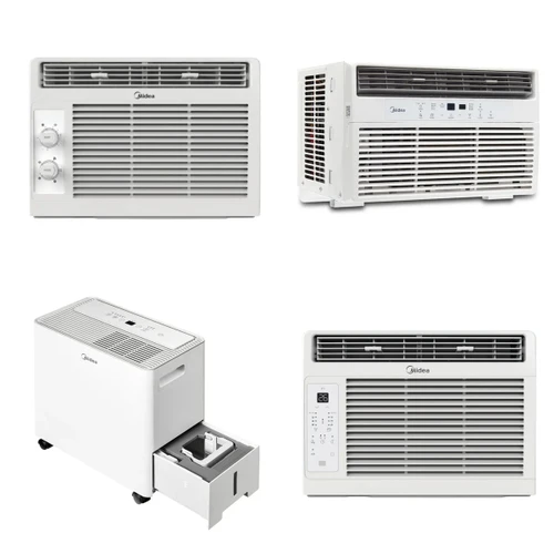 32 units of Midea Air Conditioners - MSRP $5,378 - Returns (Lot # 1034120)