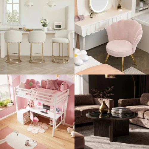 17 units of Home Furniture - MSRP $6,449 - Returns (Lot # 103-1038010)